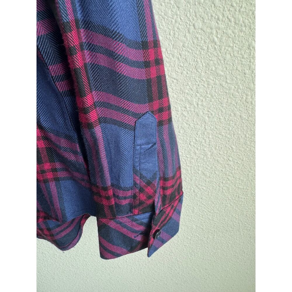 Rails Blue And Red Plaid Button Up - image 5